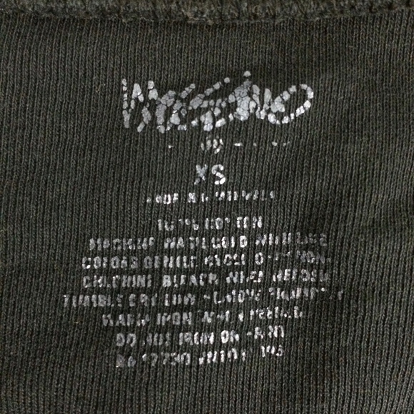 Mossimo Womens XS Black V-Neck Long Sleeve Shirt - Picture 5 of 5